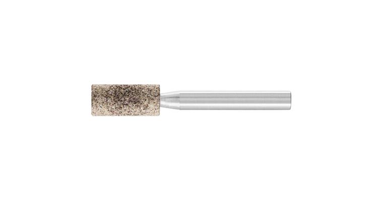 1001426844 INOX mounted point cylinder diameter 10x20 mm shank 6 mm A46 stainless steel