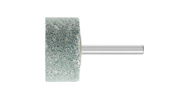 1001427082 ALU mounted point cylinder diameter 40x20 mm shank 6 mm SiC80 aluminum