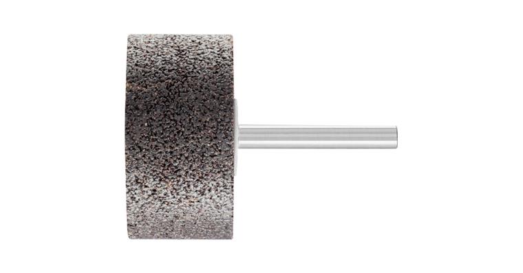 1044355258 INOX mounted point cylinder diameter 50x25 mm shank 6 mm A24 stainless steel