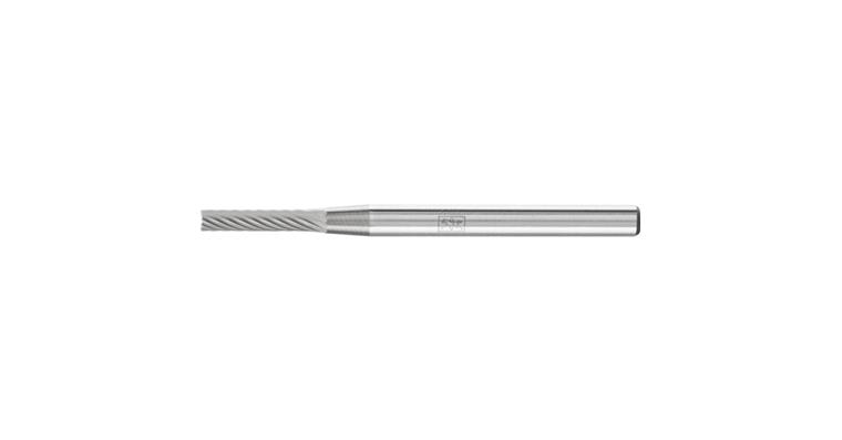 1044245101 carbide burr cylinder ZYAS serrated 02x10mm shank 3mm Z5