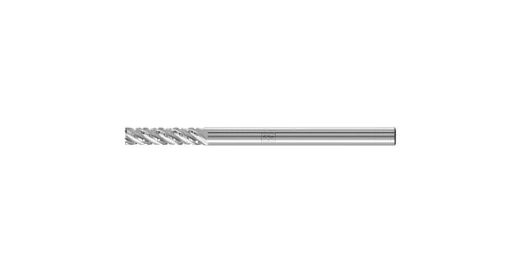 1001438022 carbide burr cylinder ZYAS serrated 03x13mm shank 3 TITANIUM