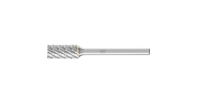 1001438024 carbide burr cylinder ZYAS helical toothed 06x13mm shank 3 TITANIUM