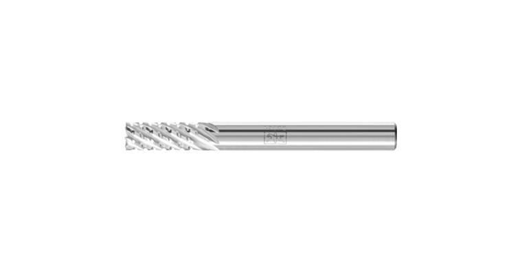 1001437905 carbide burr cylinder ZYAS helical toothed 06x16mm shank 6 TITANIUM