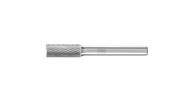 1001437702 carbide burr cylinder ZYAS serrated 08x20mm shank 6mm Z5