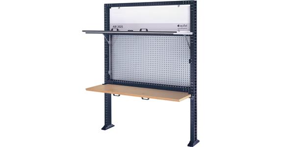 Arbeitsinsel ABI 2025 H 1800 x B 1940 x T 140 mm RAL 7021/7035