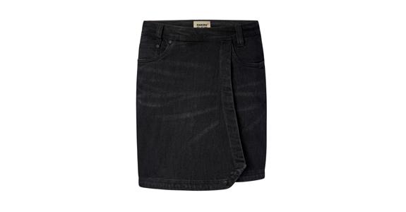 Damen Jeansskort X-Stretch schwarz Gr. S