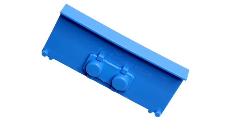 1021195255 EASYTAG držák dat Zoller Universal magnet. modrý se stand. štítkem