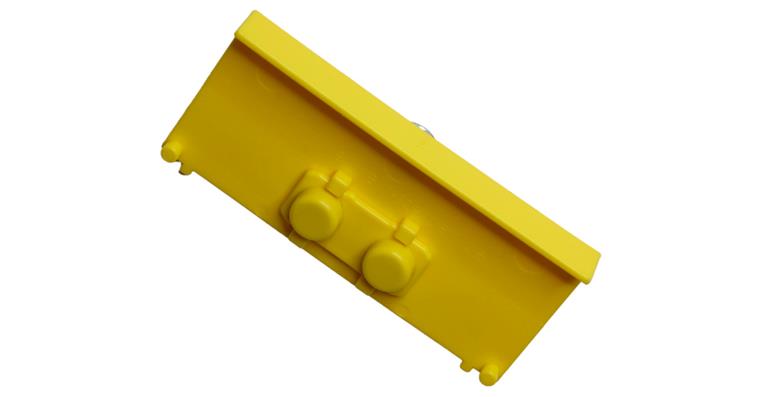 1021195257 EASYTAG držák dat Zoller Universal magnet. žlutý se stand. štítkem