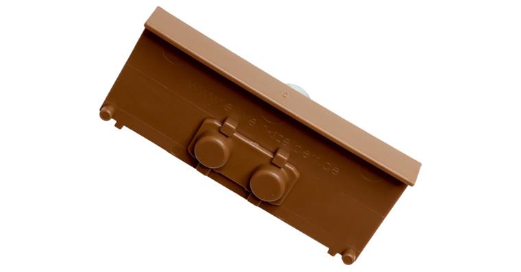 1021195258 EASYTAG držák dat Zoller Universal magnet. hnědý se stand. štítkem