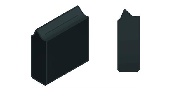 Hartmetall-Mitnehmer-Platten, 9,5x3,2, Spann-Ø 40-80 Rechts- und Linkslauf
