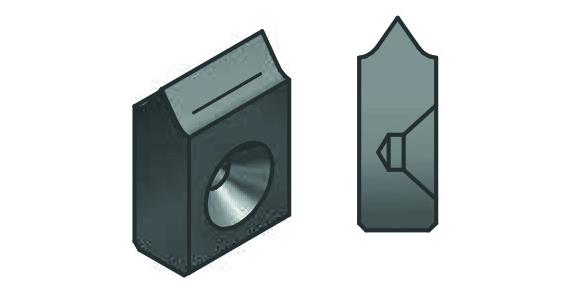 Hartmetall-Mitnehmer-Platten, 6x3,2, Spann-Ø 20-32 Rechts- und Linkslauf