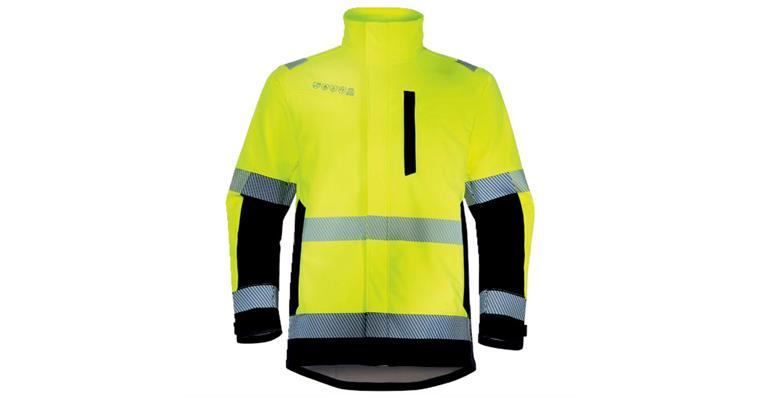 1005067565 Men's softshell jacket suXXeed multifunction yellow warning yellow 4XL 8972715