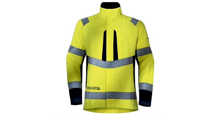 1005067430 Men's work jacket suXXeed multifunction yellow warning yellow S 8942809