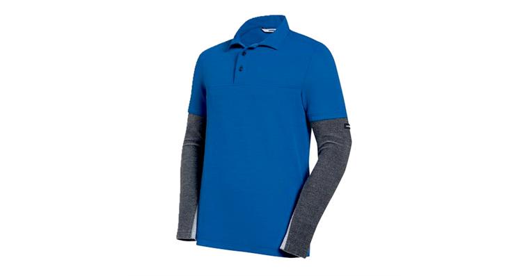 1005081083 Men's polo shirt cut blue XXL 8988213