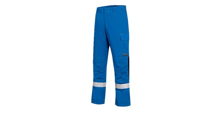 1005080202 Men's work trousers multifunction blue cornflower blue 42 1724504
