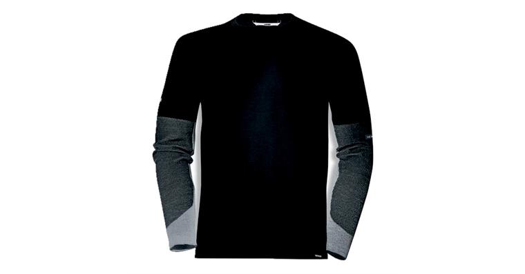 1005081175 Men's longsleeve cut black S 1726809