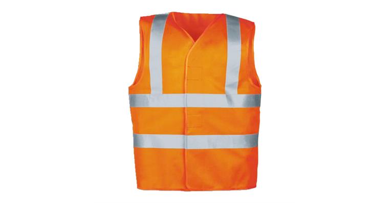 1005078047 Men's work vest protection flash orange warning orange M 8937410