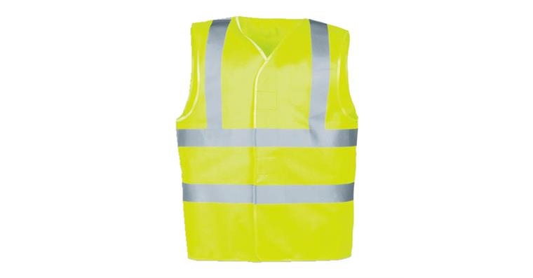1005078042 Men's work vest protection flash yellow warning yellow M 8937310