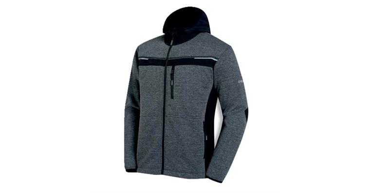 1005078020 Men's softshell jacket perfect black anthracite XL 8940712