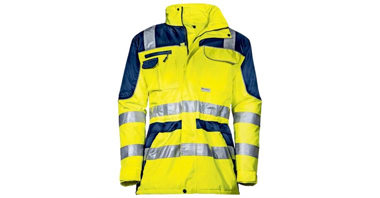 1005074014 Men's weather jacket protection flash yellow warning yellow 3XL 9861414