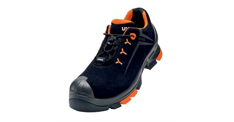 1005078743 2 low shoes S3 65083 black orange width 12 size 43 6508343