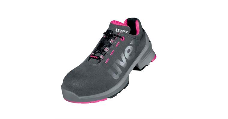 1005072295 1 ladies low shoes S2 85628 gray pink width 11 size 38 8562838
