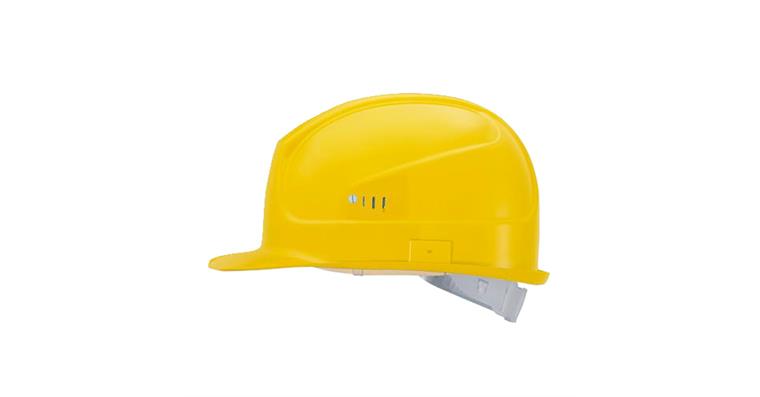 1005075044 safety helmet super boss 9750120 yellow with ventilation