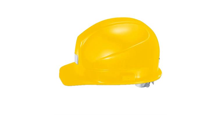 1005084386 safety helmet super boss 9755100 yellow with vents