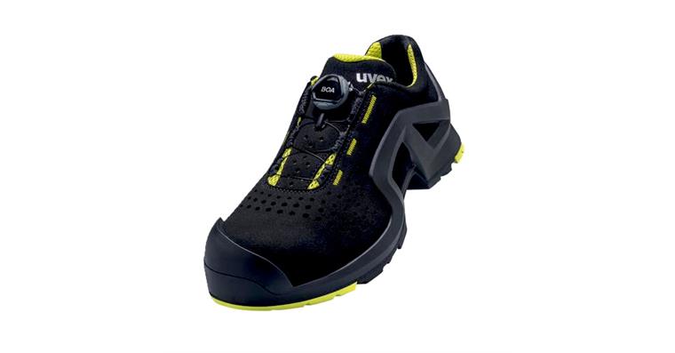 1005085123 1 support low shoes S1P 65683 black yellow width 12 size 48 6568348