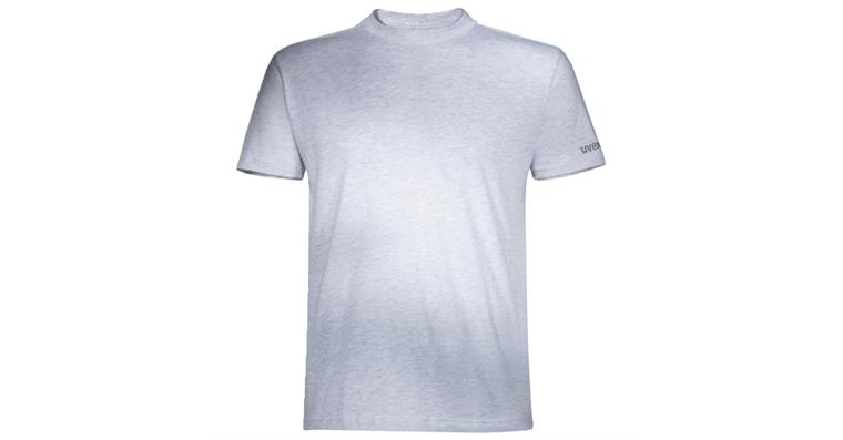 1005087986 Men's T-shirt 88163 gray ash-melange 5XL 8816316