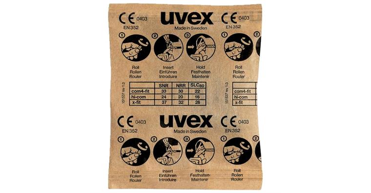 1005061474 earplugs x-fit SNR 37 dB size M 2112087 Pack of 100 pairs