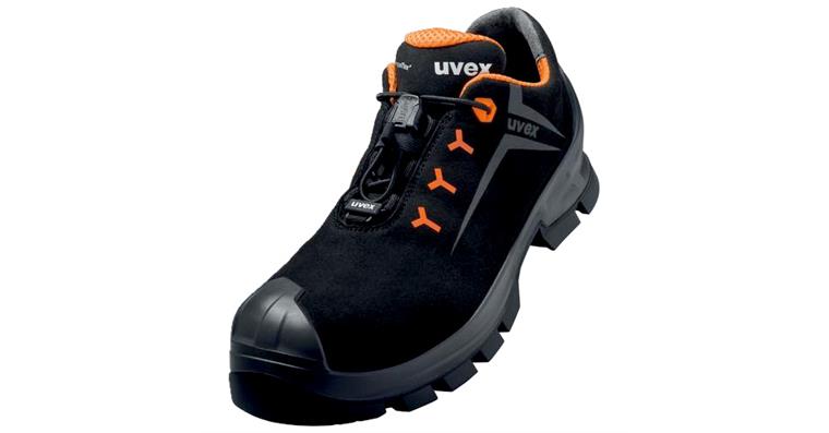 1005060091 2 MACSOLE(R) low shoes S3 65243 black orange width 12 size 49 6524349