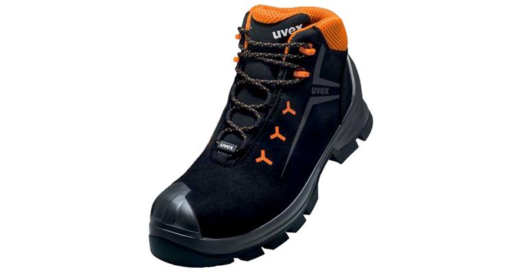 1005060122 2 MACSOLE(R) boots S3 65252 black orange width 11 size 44 6525244