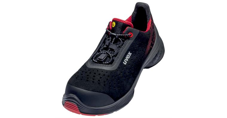 1005060572 1 G2 low shoes S1P 68371 black red width 10 size 44 6837144