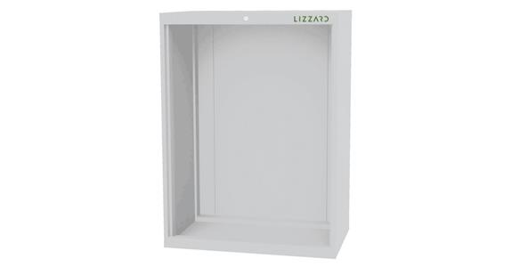 Lizzard Schrankgehäuse leer, B900xT575xH1220mm RAL 7035