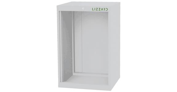 Lizzard Schrankgehäuse leer, B600xT575xH1020mm RAL 7035