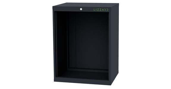 Lizzard Schrankgehäuse leer, B700xT575xH920mm RAL 7016