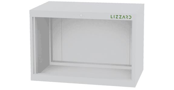 Lizzard Schrankgehäuse leer, B900xT575xH620mm RAL 7035