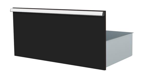 Lizzard Schublade Vollauszug 80kg Tragkraft, B800x450mm, Front 400mm, RAL 7016