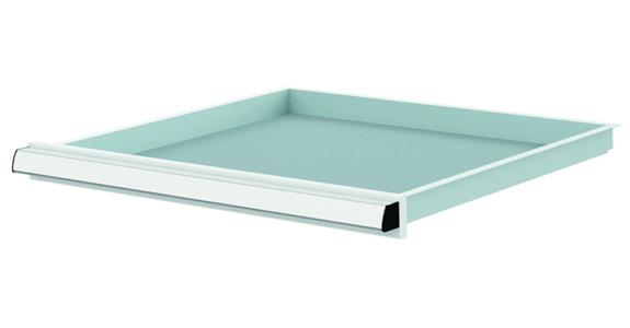 Lizzard Schublade Vollauszug 30kg Tragkraft, B500x450mm, Front 50mm, RAL 7035