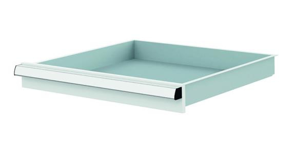 Lizzard Schublade Vollauszug 80kg Tragkraft, B500x450mm, Front 75mm, RAL 7035