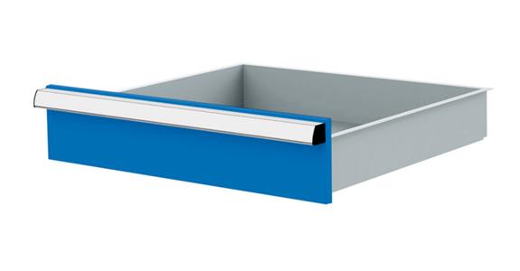 Lizzard Schublade Vollauszug 80kg Tragkraft, B500x450mm, Front 125mm, RAL 5012