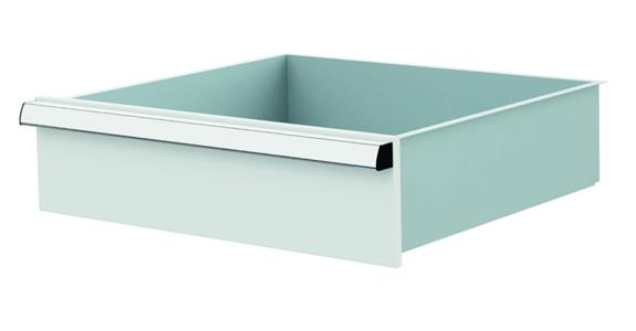 Lizzard Schublade Vollauszug 80kg Tragkraft, B500x450mm, Front 150mm, RAL 7035