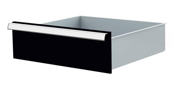 Lizzard Schublade Vollauszug 80kg Tragkraft, B500x450mm, Front 175mm, RAL 7016