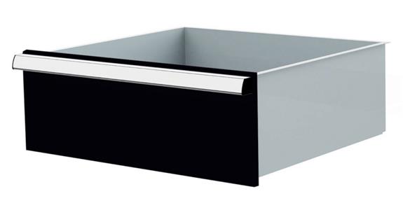 Lizzard Schublade Vollauszug 80kg Tragkraft, B500x450mm, Front 200mm, RAL 7016