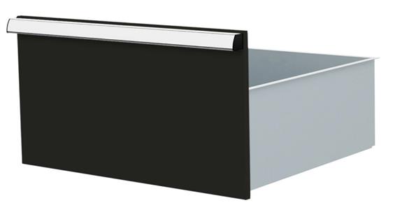 Lizzard Schublade Vollauszug 80kg Tragkraft, B500x450mm, Front 300mm, RAL 7016