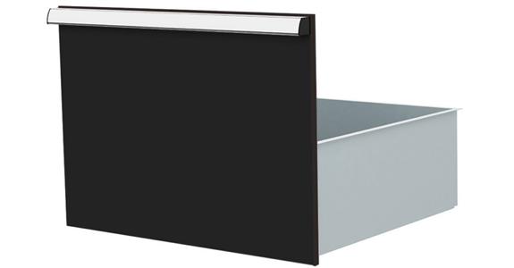 Lizzard Schublade Vollauszug 80kg Tragkraft, B500x450mm, Front 400mm, RAL 7016