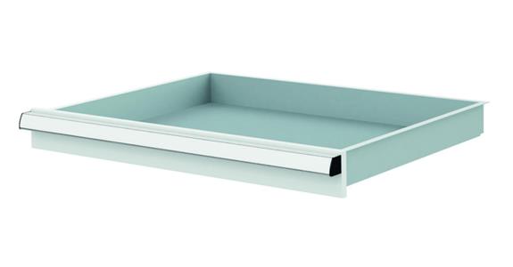Lizzard Schublade Vollauszug 80kg Tragkraft, B600x450mm, Front 75mm, RAL 7035