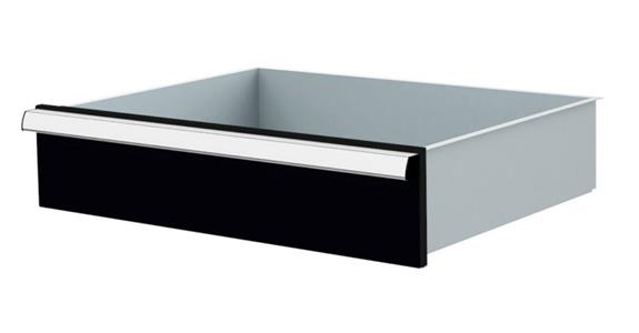Lizzard Schublade Vollauszug 80kg Tragkraft, B600x450mm, Front 150mm, RAL 7016