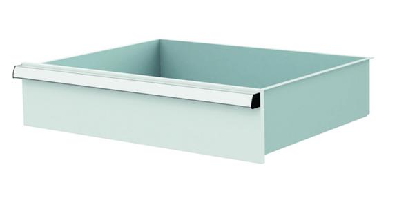 Lizzard Schublade Vollauszug 80kg Tragkraft, B600x450mm, Front 150mm, RAL 7035